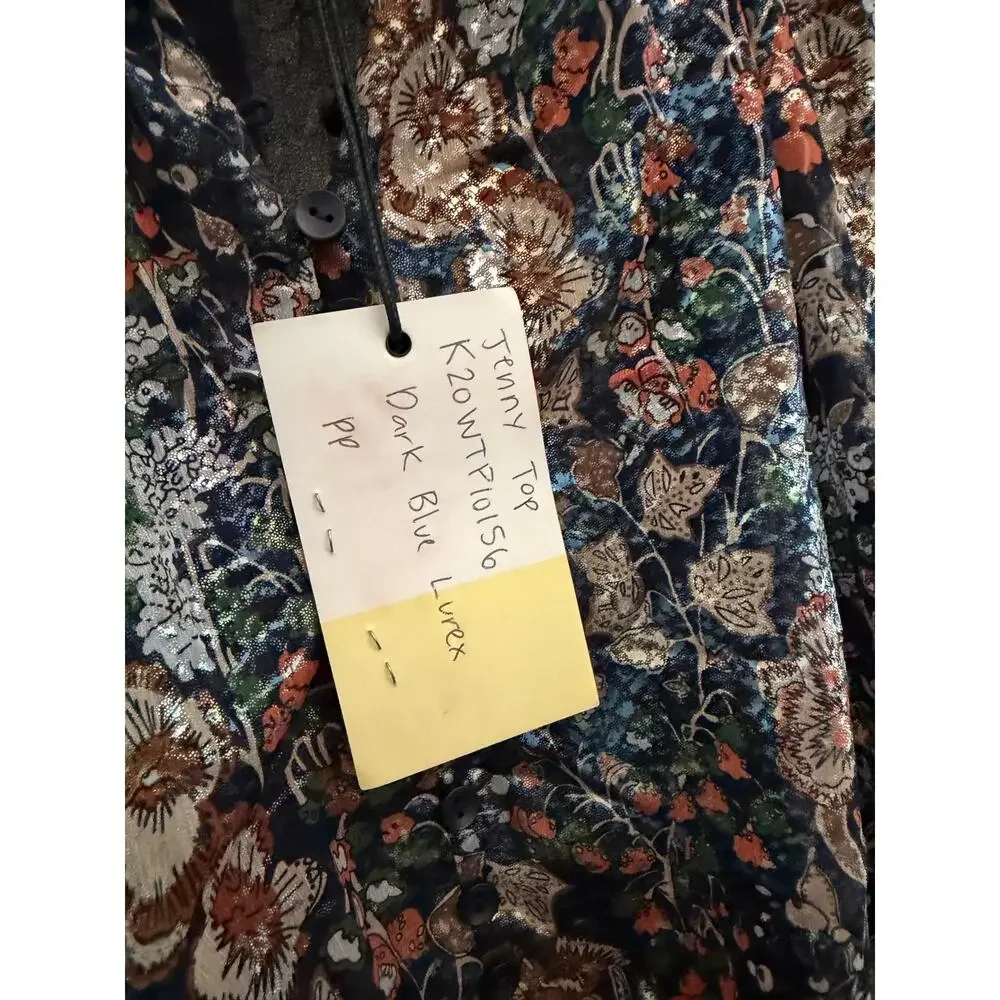 New Kourt floral long sleeve blouse size small - Picture 5 of 6